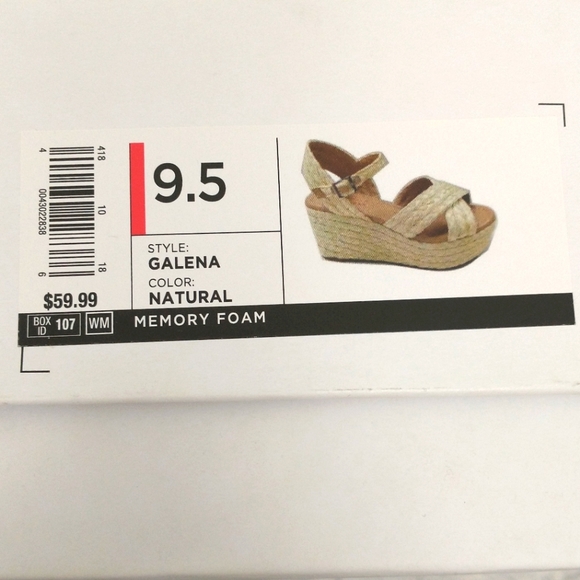 NWT LC Lauren Conrad Wedge Heel Sandals - Picture 5 of 9